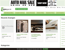 Tablet Screenshot of musicgear.de